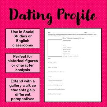 dating profile assignment